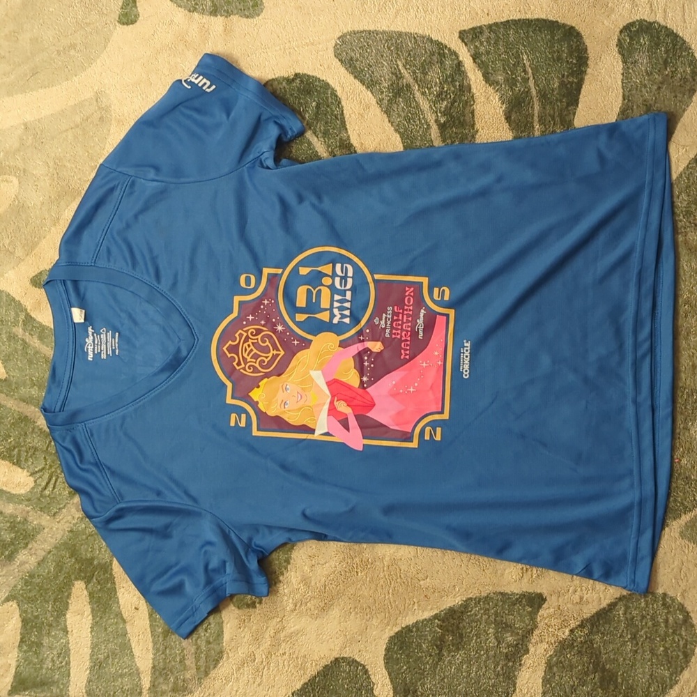 2025 runDisney princess half marathon Aurora sleeping beauty short sleeve